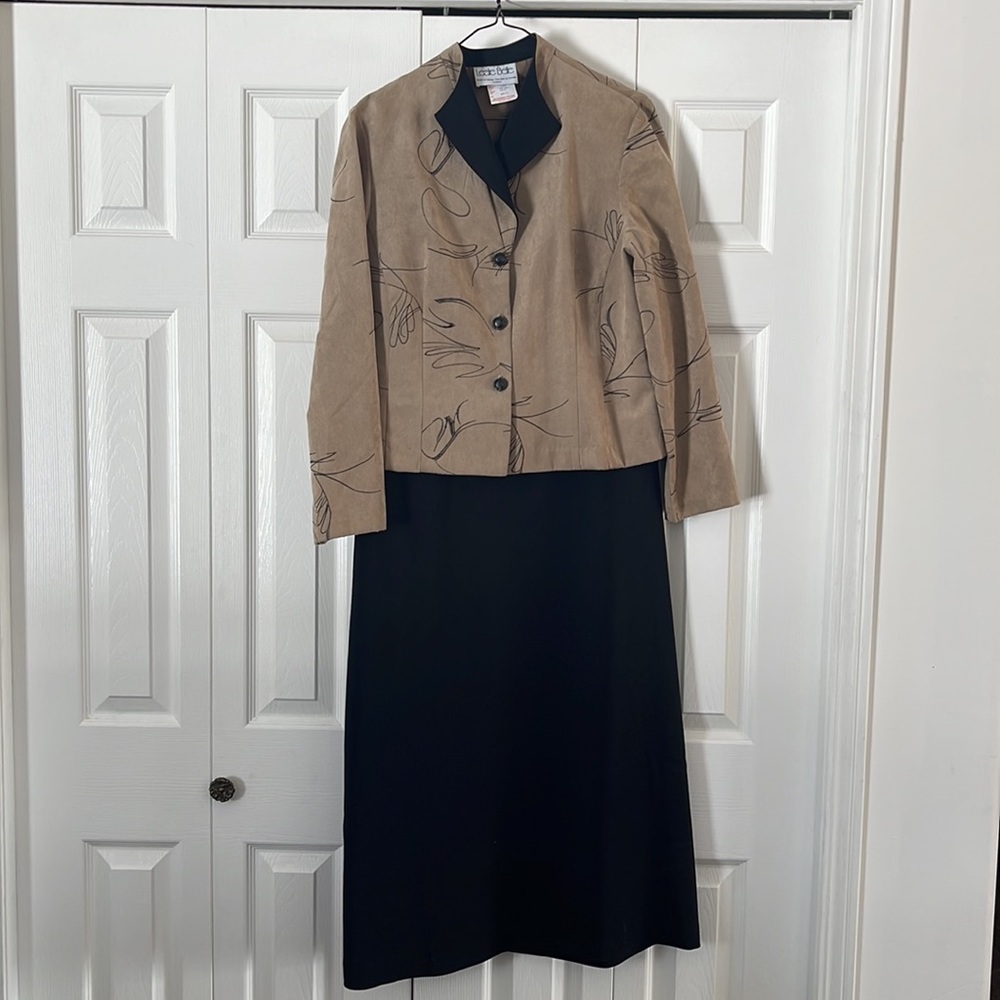 Leslie Belle Dress with Matching Jacket Size 12P❤️‍🔥❤️‍🔥